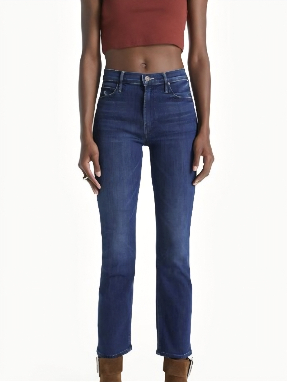 MOTHER The Dazzler Hover JEANS Invitation Only High-Rise Straight Leg Size 26